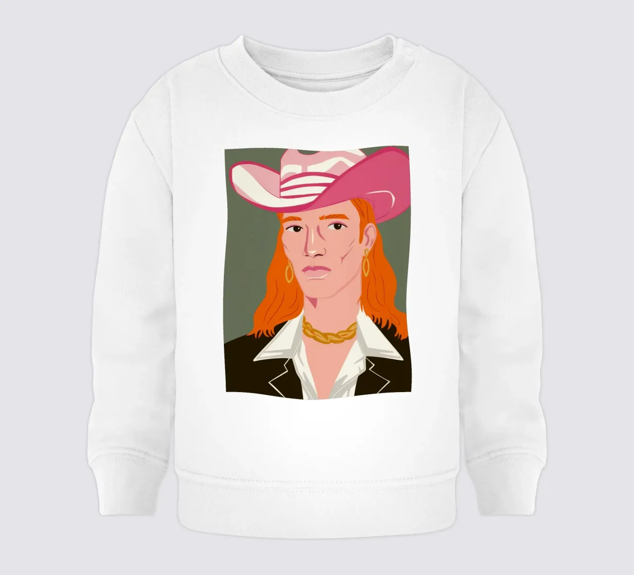 Rancher Crimson Glare baby sweatshirt by Prism Ritual