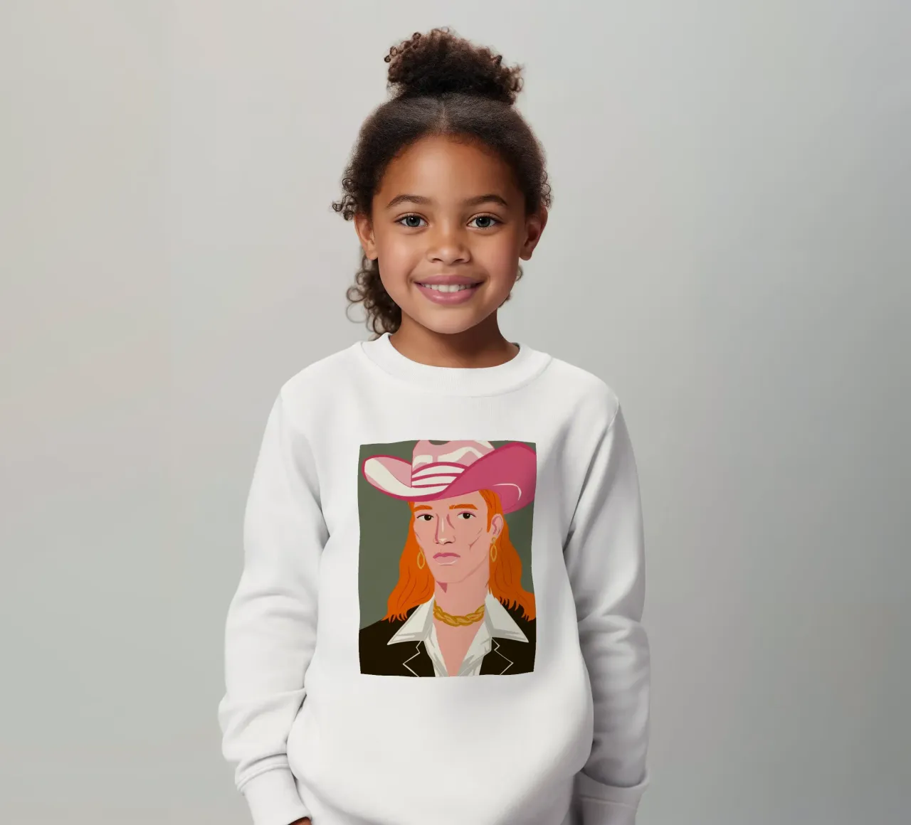 Rancher Crimson Glare kids sweatshirt by Prism Ritual