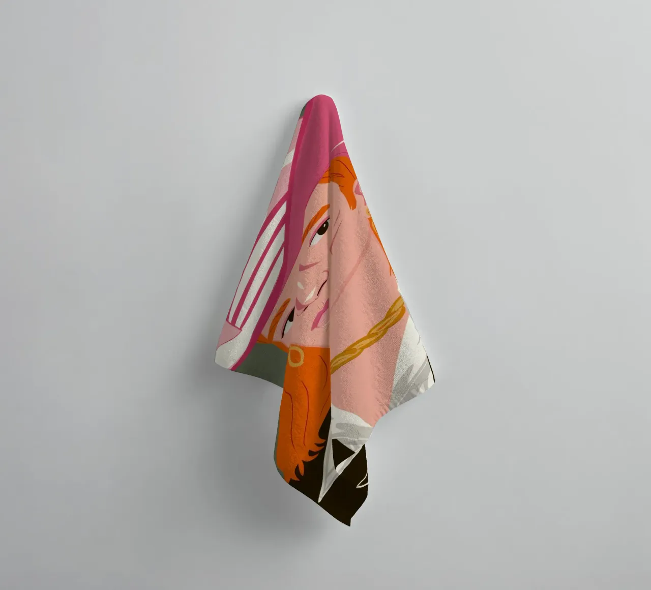 Rancher Crimson Glare towel by Prism Ritual