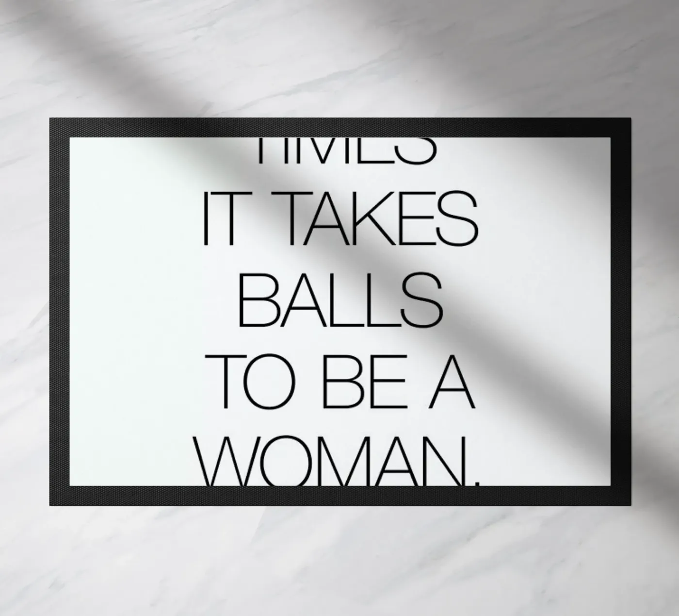 Balls White deurmat van Studio One