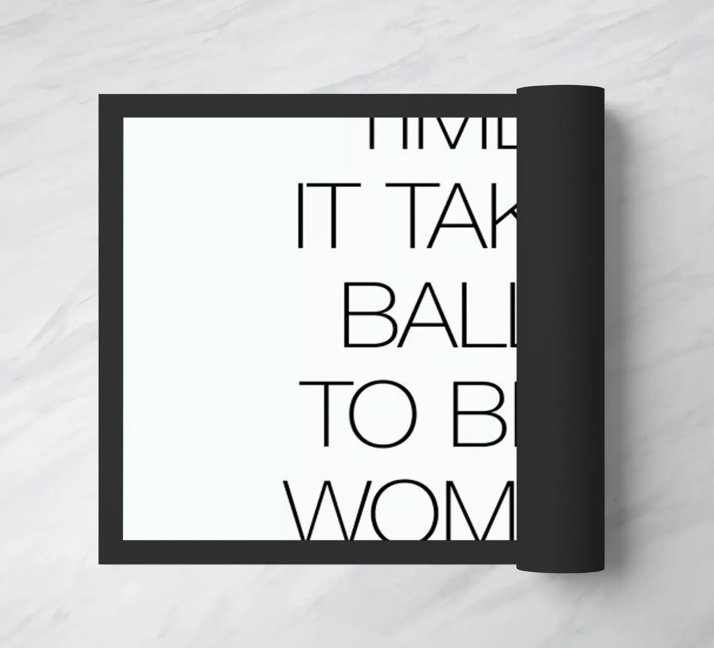 Balls White deurmat van Studio One