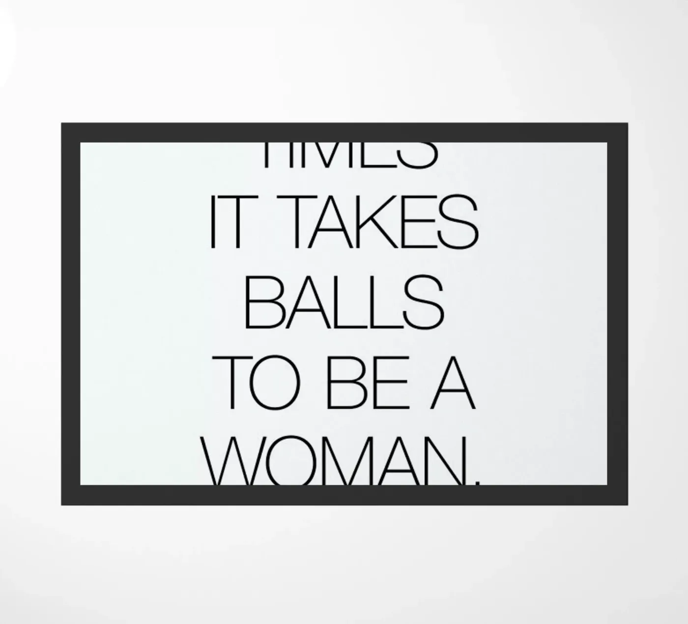 Balls White deurmat van Studio One