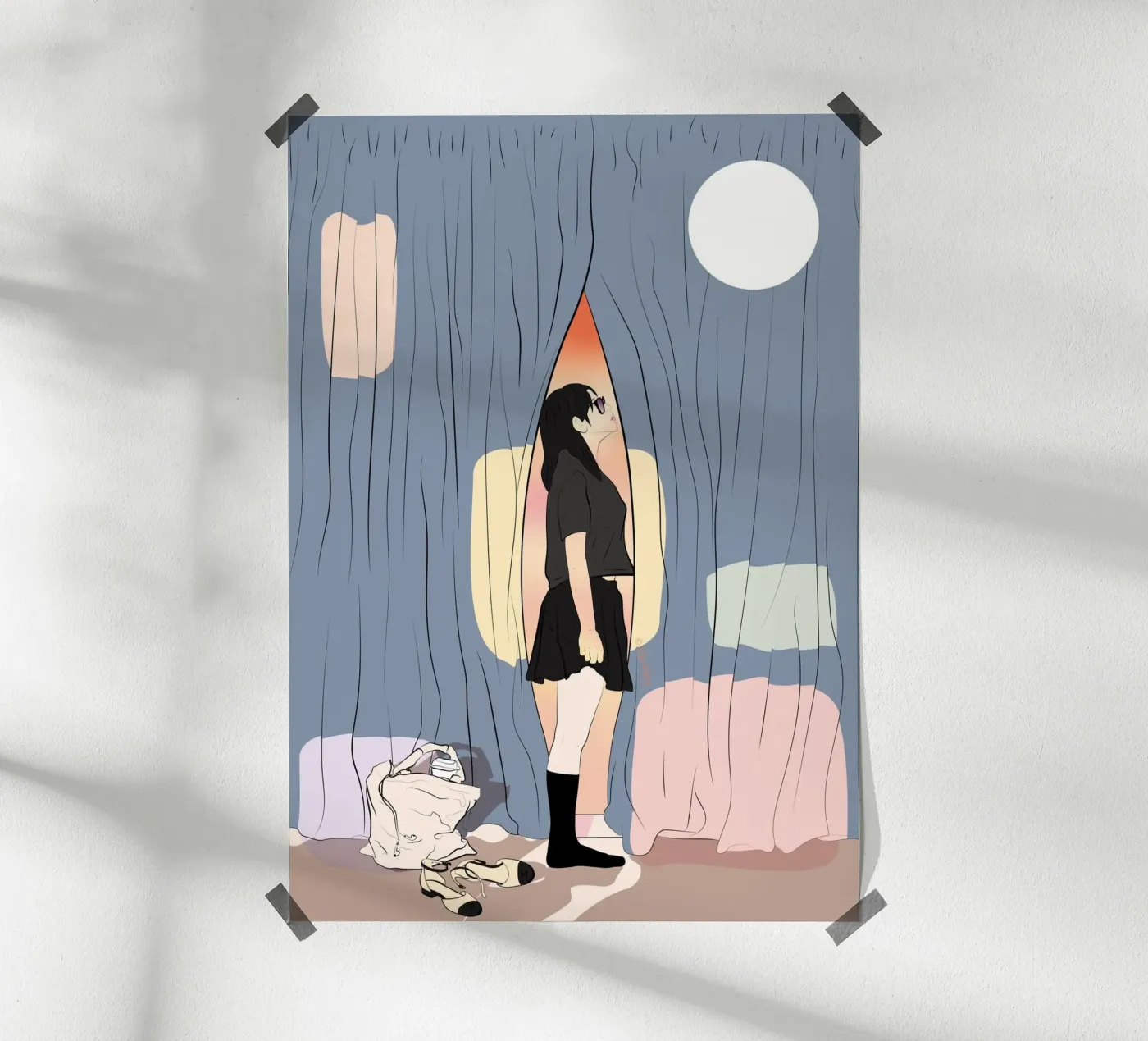 Matchstick poster van Vioking