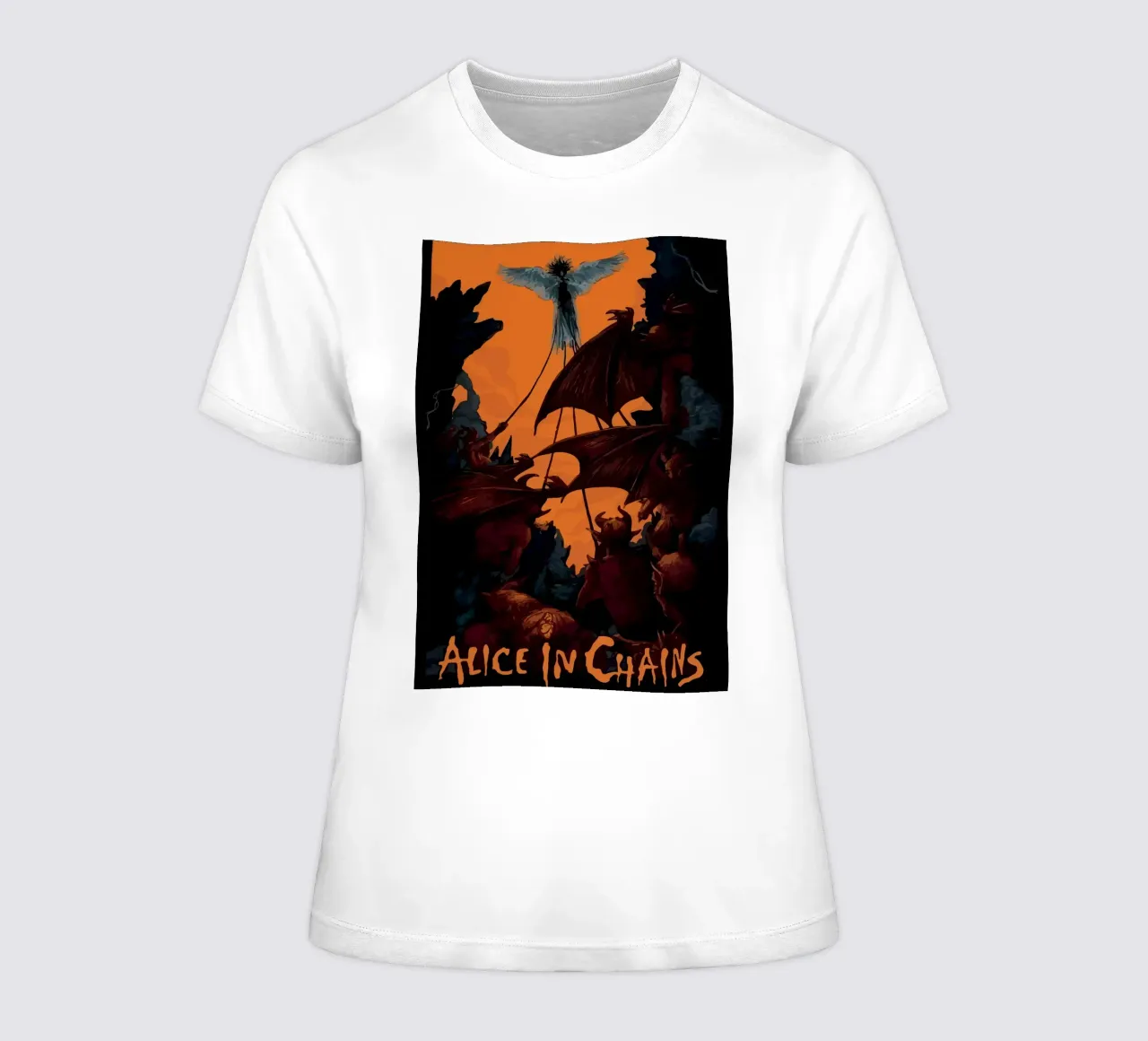 Alice in Chains t-shirt da donna da Musadad Shop