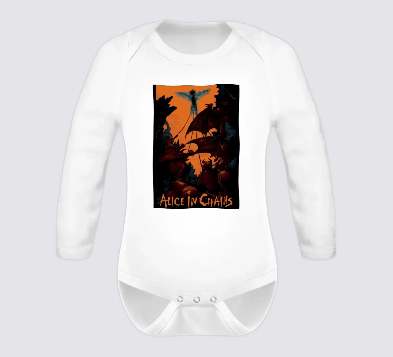 Alice in Chains body neonato maniche lunghe da Musadad Shop