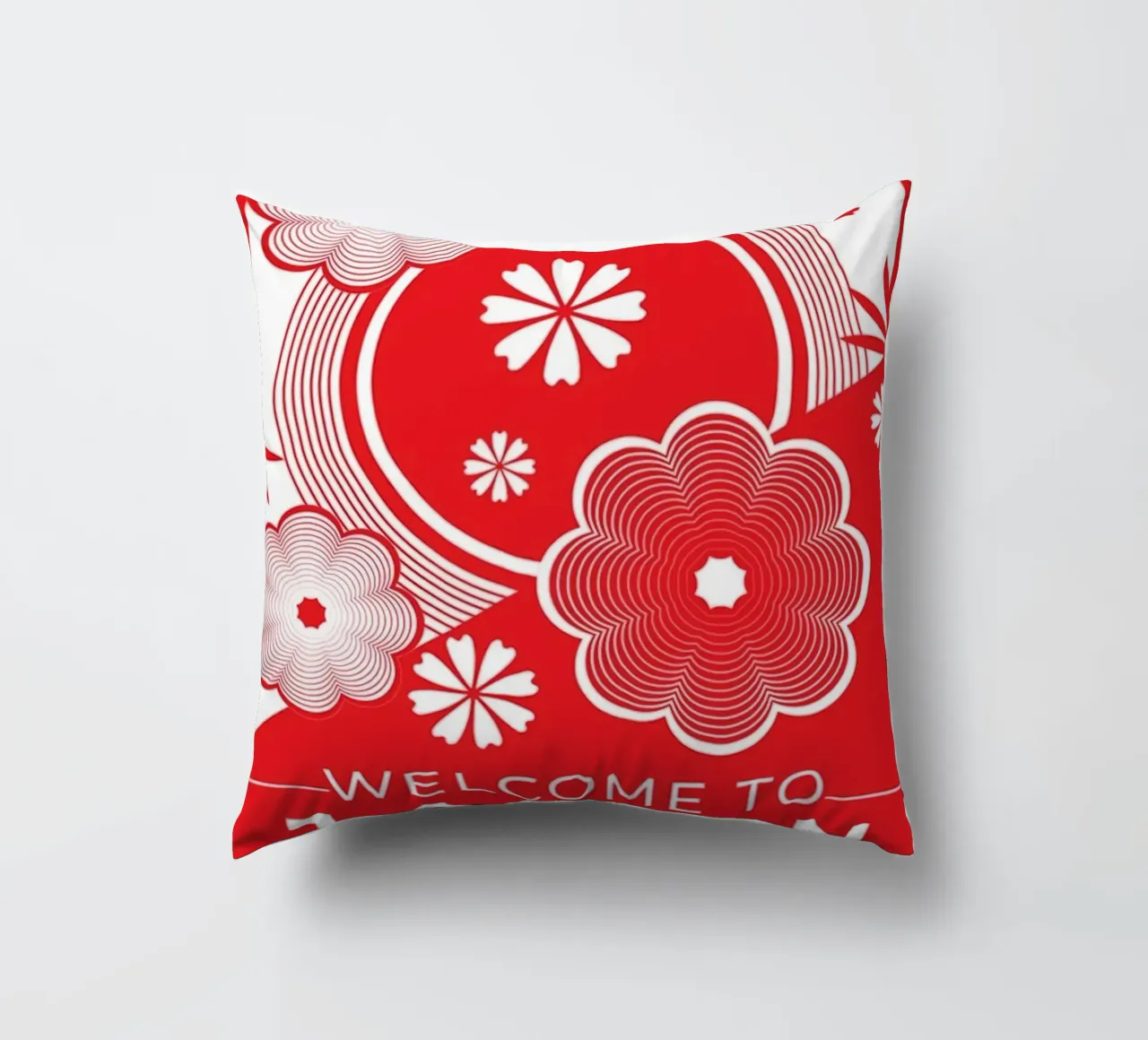 Poster dei ciliegi in fiore del Giappone cuscino da James shop