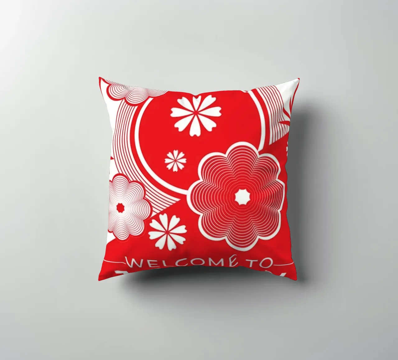 Poster dei ciliegi in fiore del Giappone cuscino da James shop