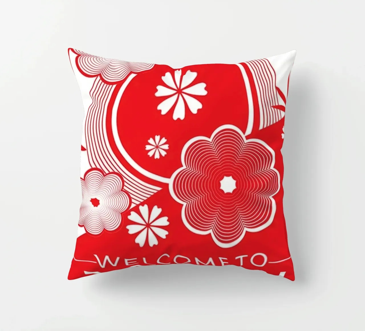 Poster dei ciliegi in fiore del Giappone cuscino da James shop