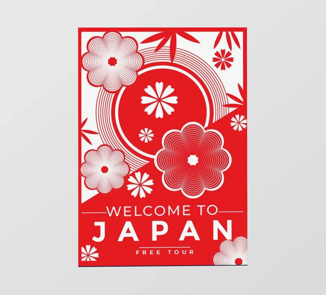 Poster dei ciliegi in fiore del Giappone pellicola backlit da James shop