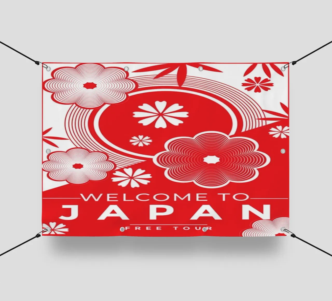 Poster dei ciliegi in fiore del Giappone telo in pvc da James shop