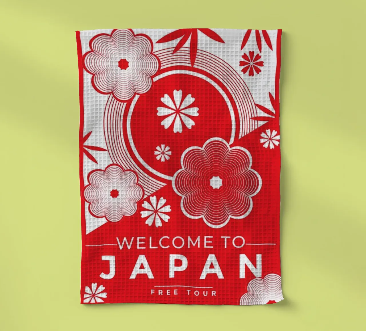 Poster dei ciliegi in fiore del Giappone canovaccio da cucina da James shop
