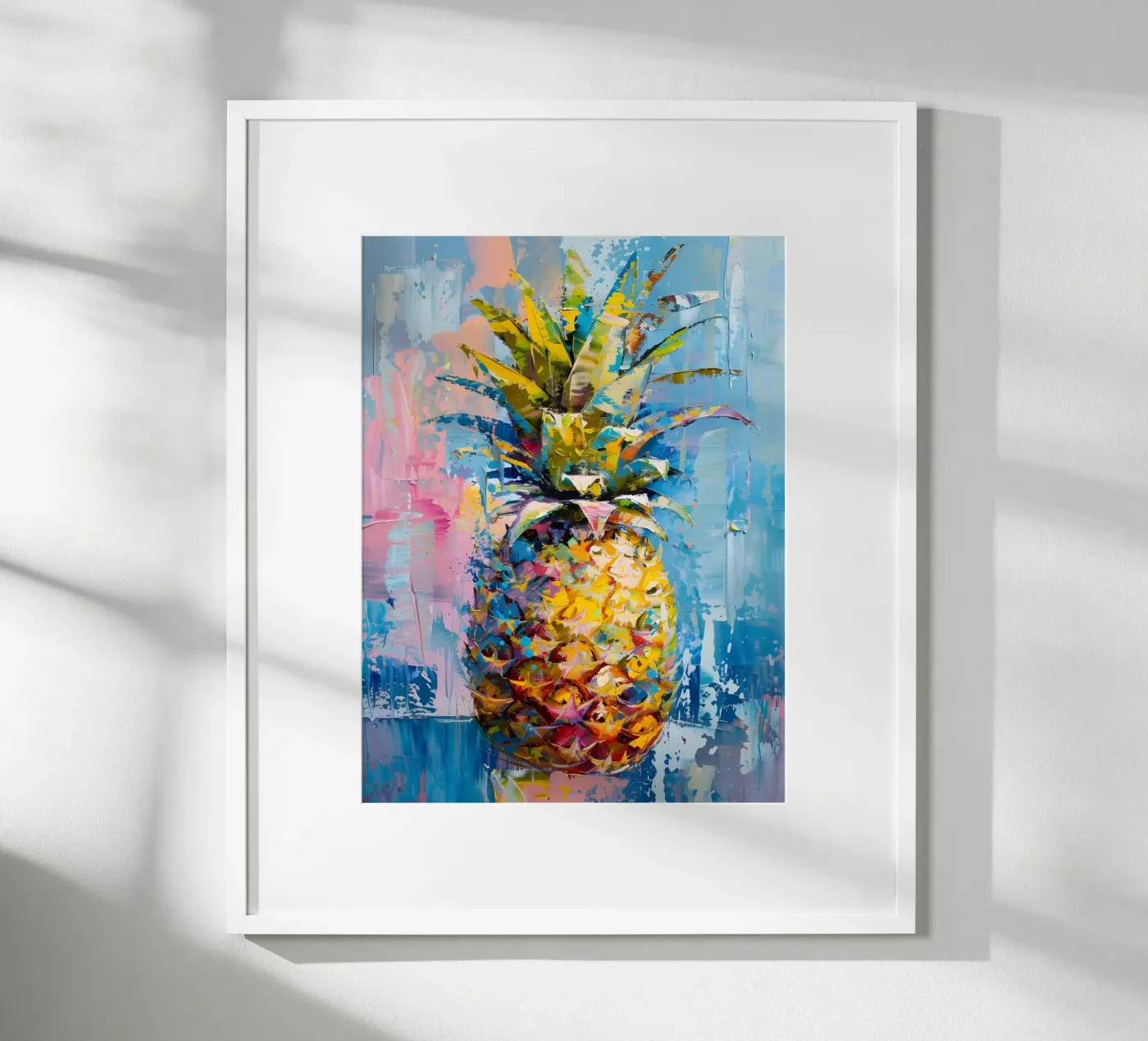 Colourful pineapple design poster by Yaso Design & Art