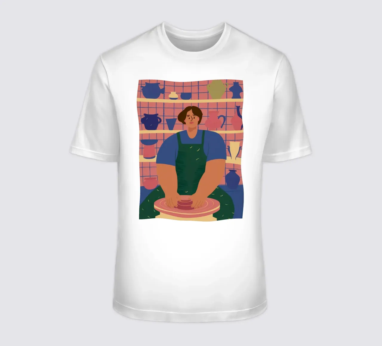 Anima di terra del vasaio t-shirt da Prism Ritual