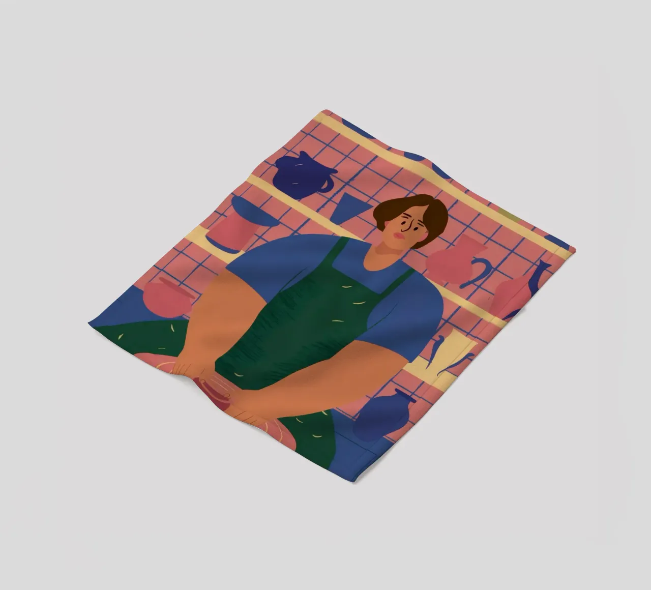 Potter Earthen Soul fleece blanket by Prism Ritual