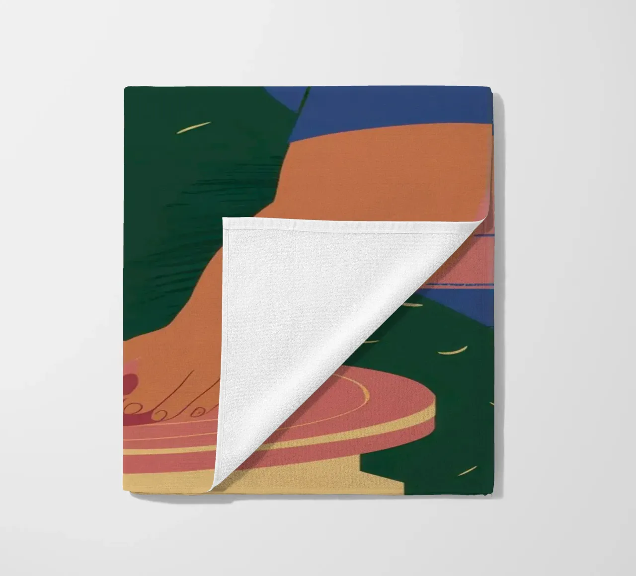 Potter Earthen Soul beach towel by Prism Ritual