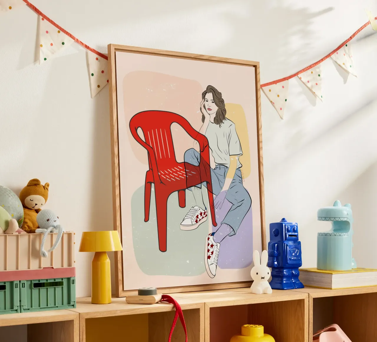 Sedia in plastica plexiglass da vioking