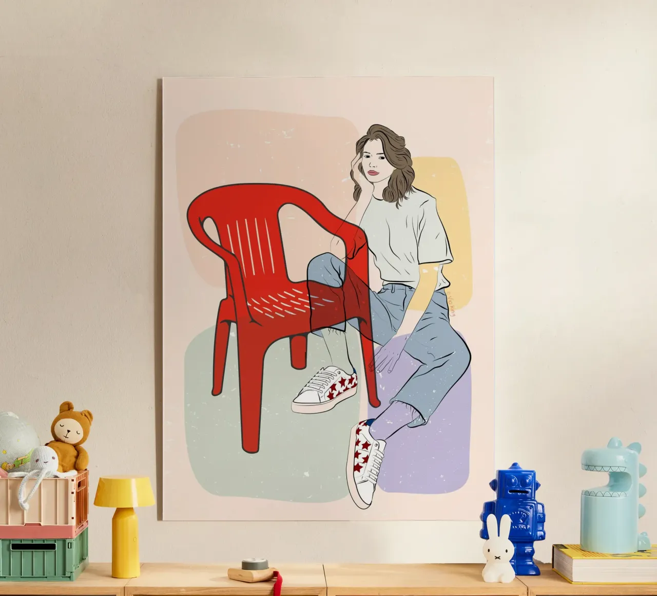 Sedia in plastica plexiglass da vioking