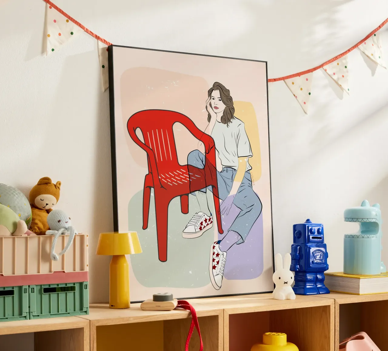Sedia in plastica alluminio dibond da vioking