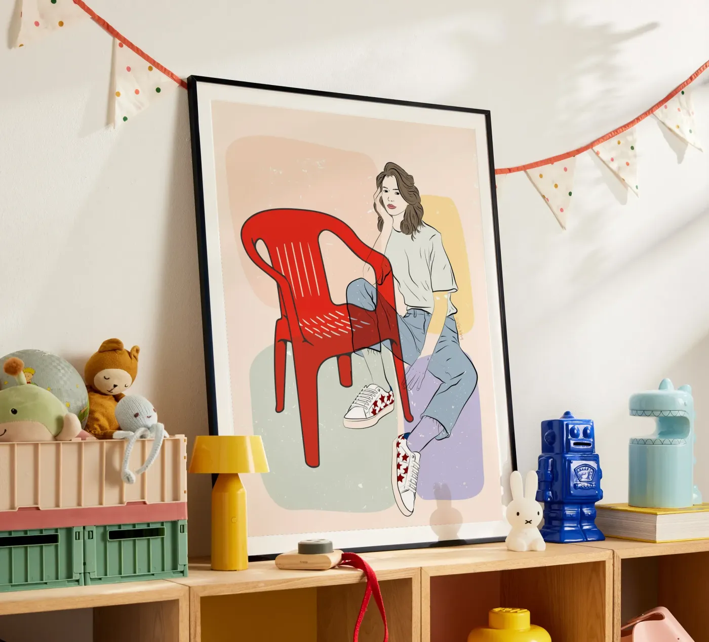 Sedia in plastica poster da Vioking