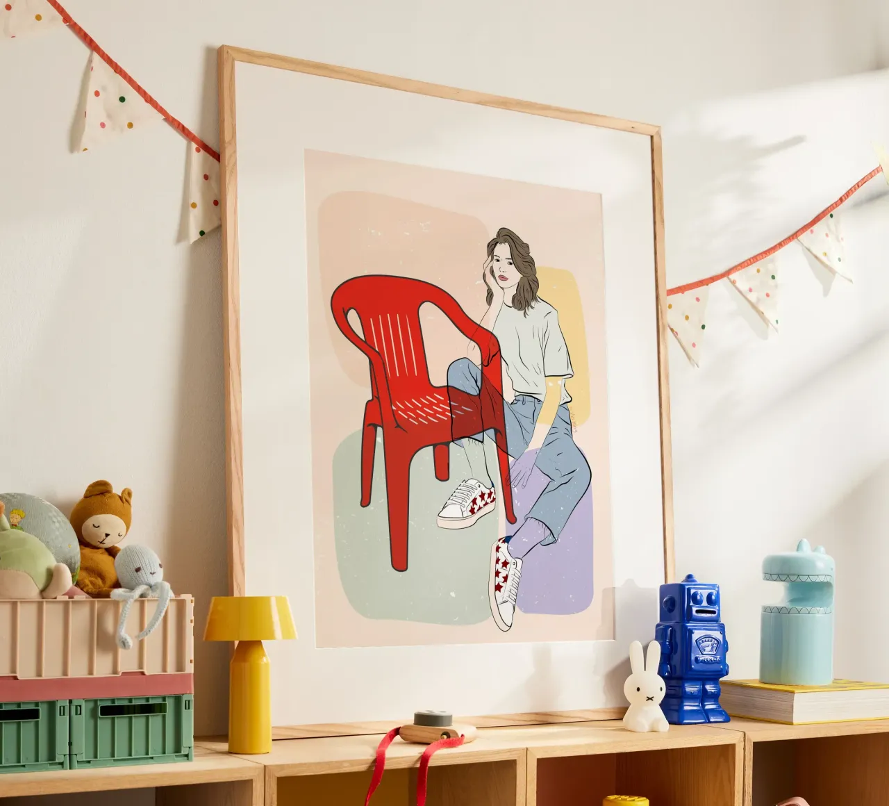 Sedia in plastica carta hahnemühle da vioking