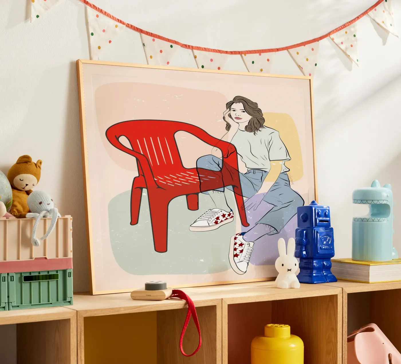 Sedia in plastica poster da Vioking