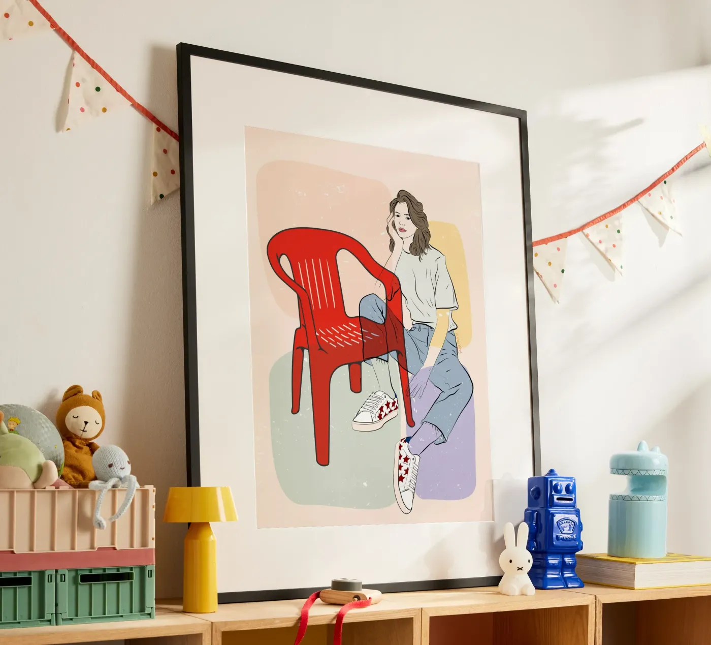 Sedia in plastica poster da Vioking