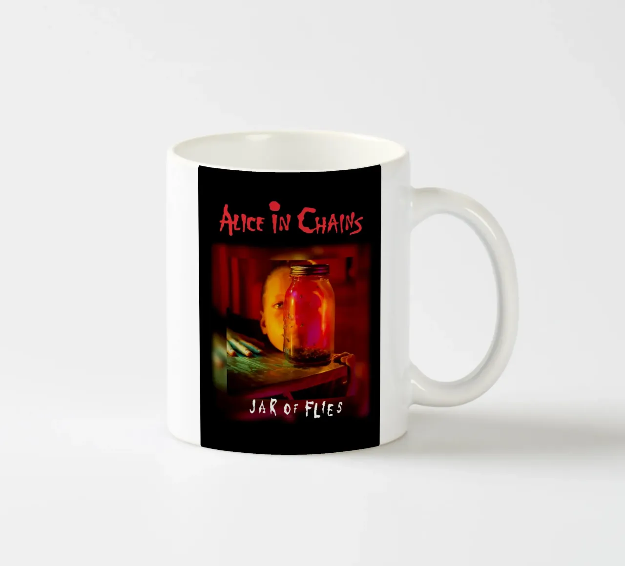 Alice in Chains Jar of Flies tazza in ceramica da Musadad Shop