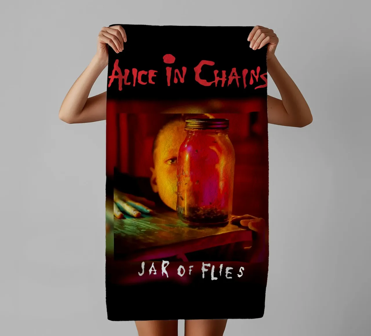 Alice in Chains Jar of Flies asciugamano da bagno da Musadad Shop