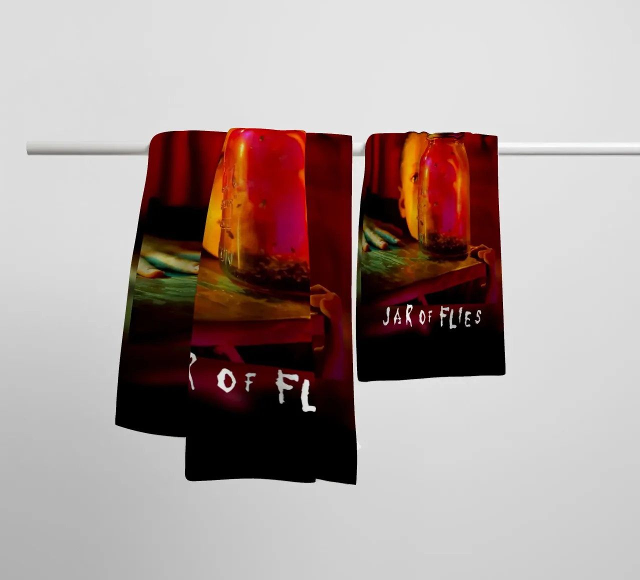 Alice in Chains Jar of Flies asciugamano da bagno da Musadad Shop