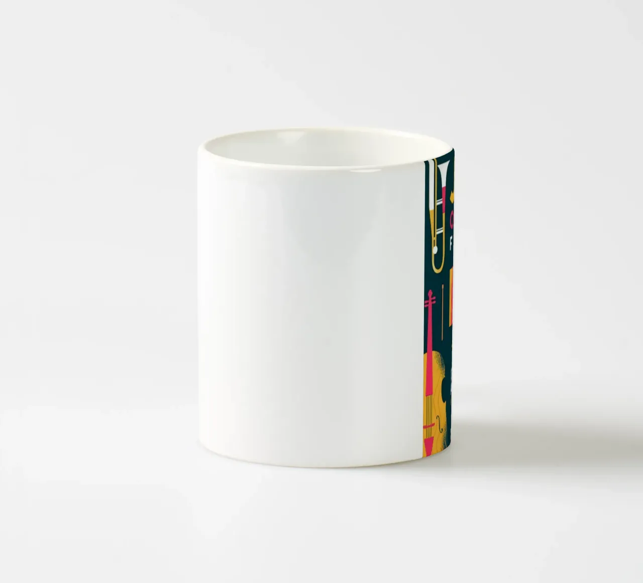 Jazz orchestra festival poster tazza in ceramica da James shop
