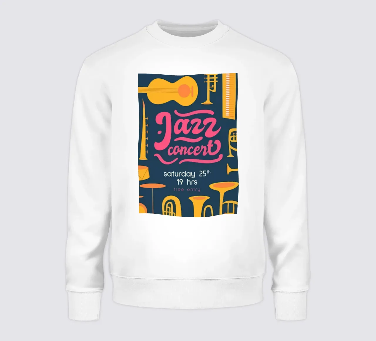 Locandina di un concerto jazz felpa da James shop