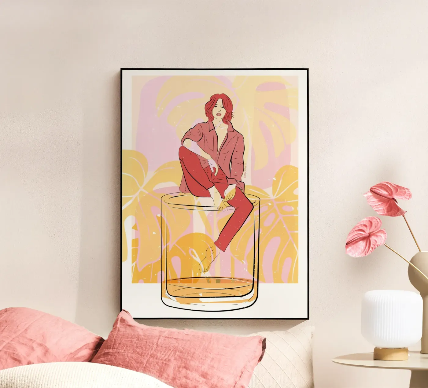 Whiskey Acryl-Glas von Vioking