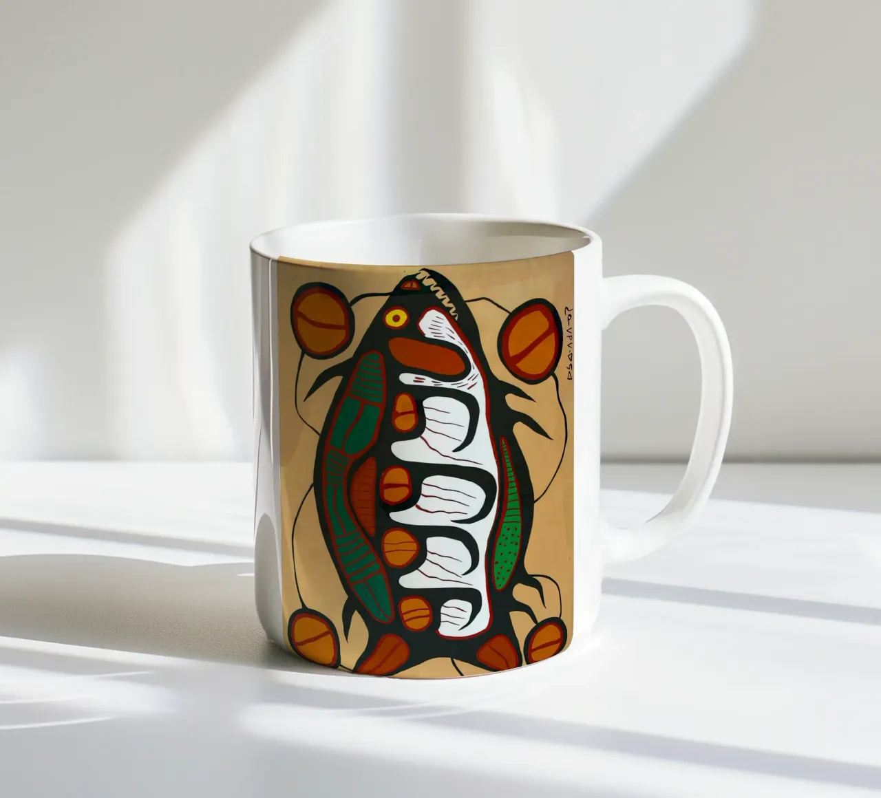 Spirit Fish Vintage tazza in ceramica da ARTMAIACREATION