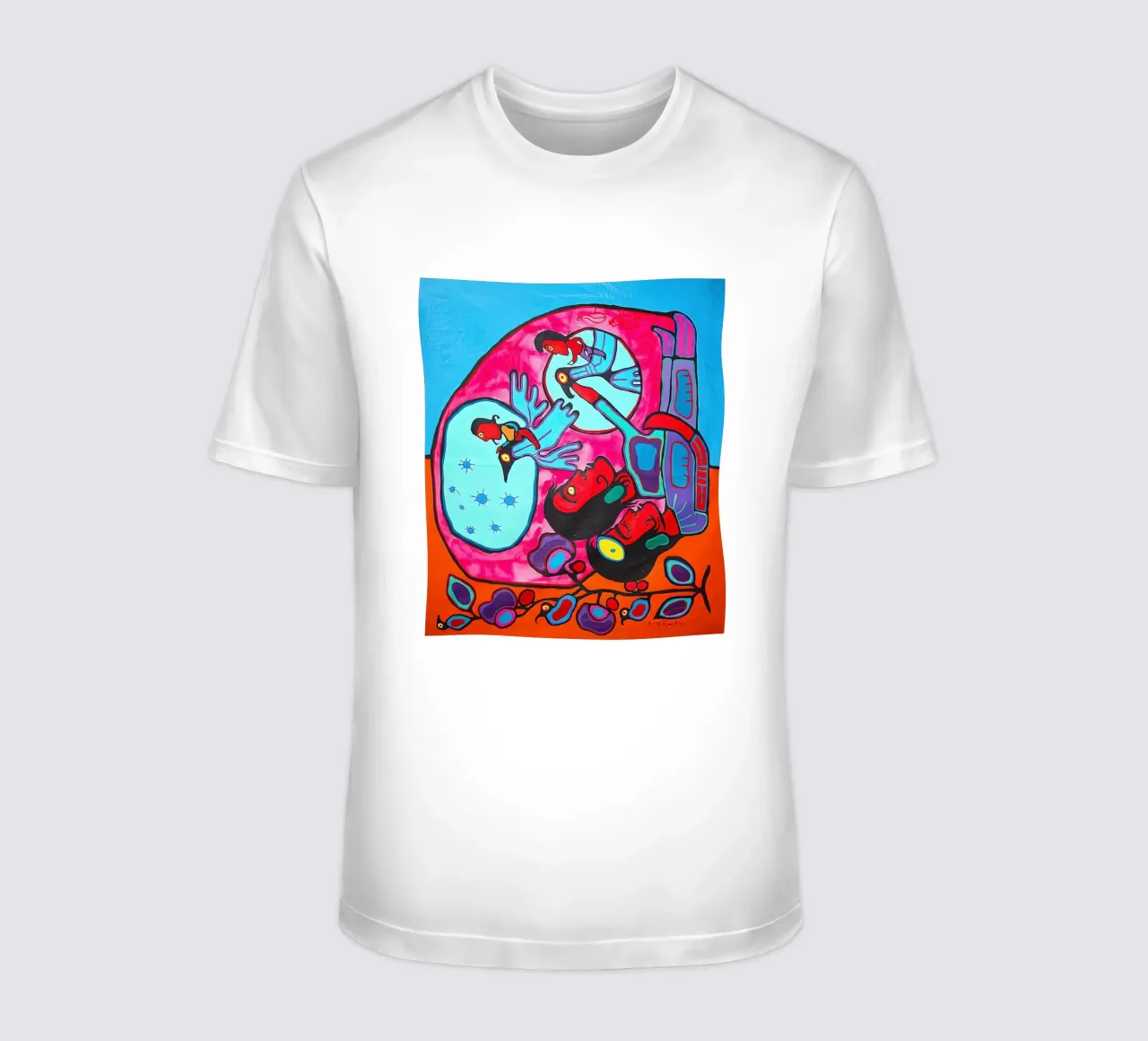 Il sognatore Morrisseau t-shirt da ARTMAIACREATION