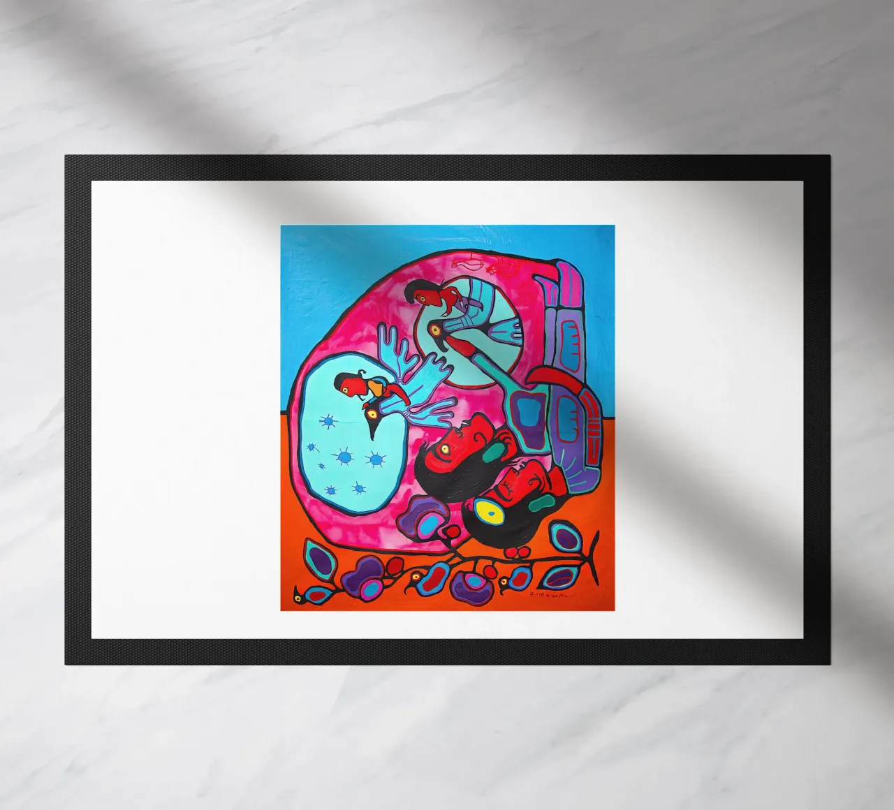 Il sognatore Morrisseau zerbino da ARTMAIACREATION