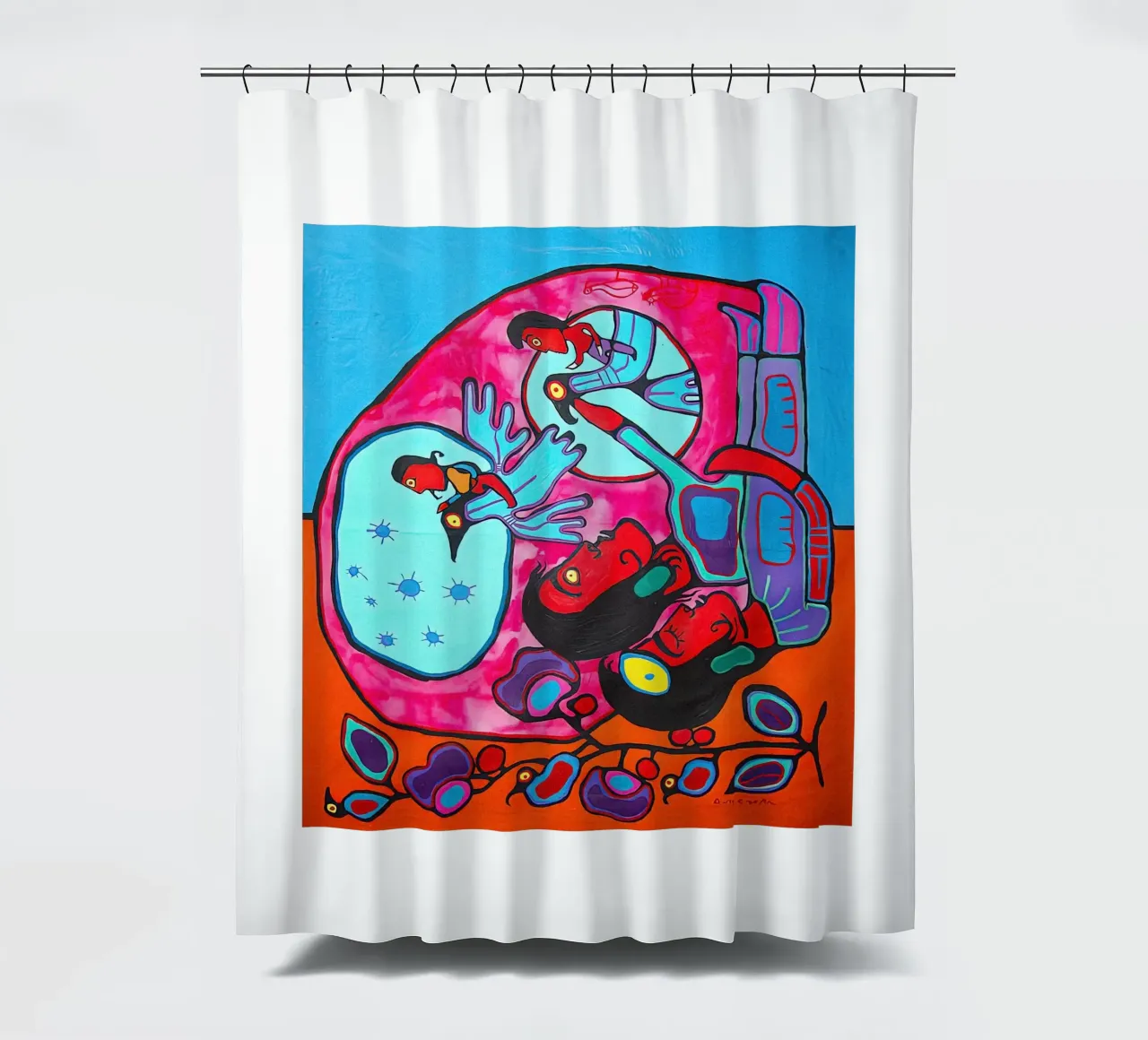 Il sognatore Morrisseau tenda da doccia da ARTMAIACREATION
