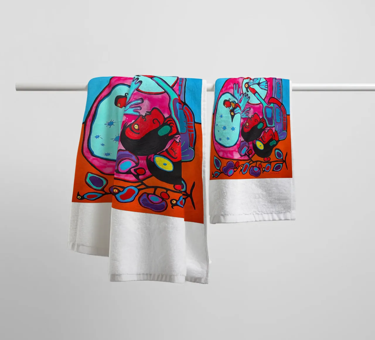Il sognatore Morrisseau asciugamano da bagno da ARTMAIACREATION