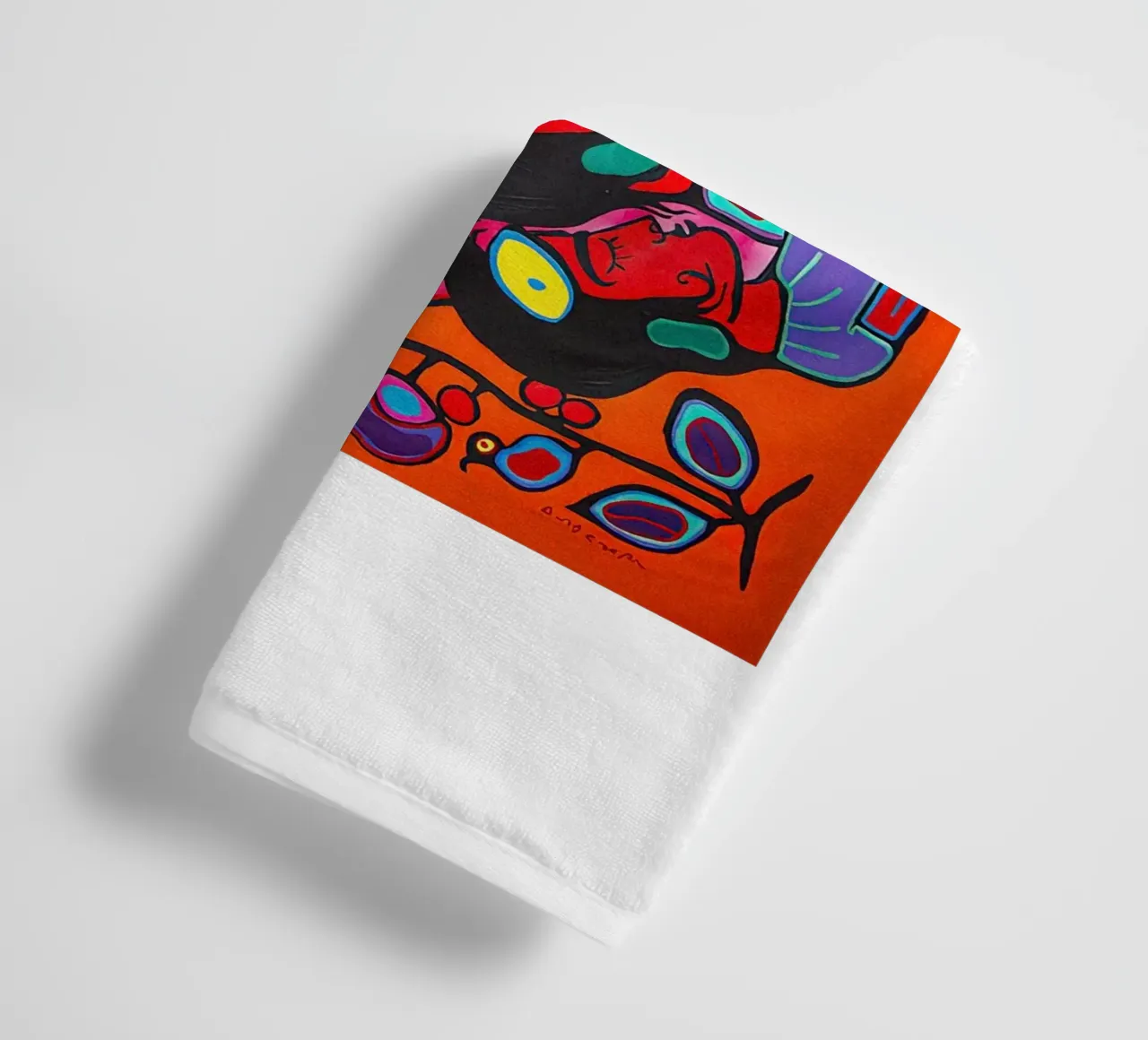 Il sognatore Morrisseau asciugamano da bagno da ARTMAIACREATION