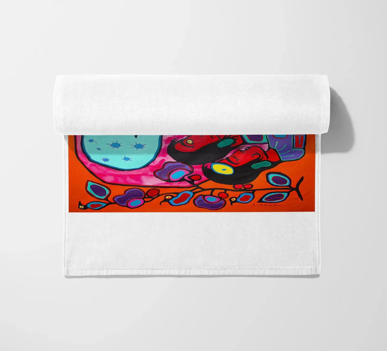 Il sognatore Morrisseau telo mare da ARTMAIACREATION