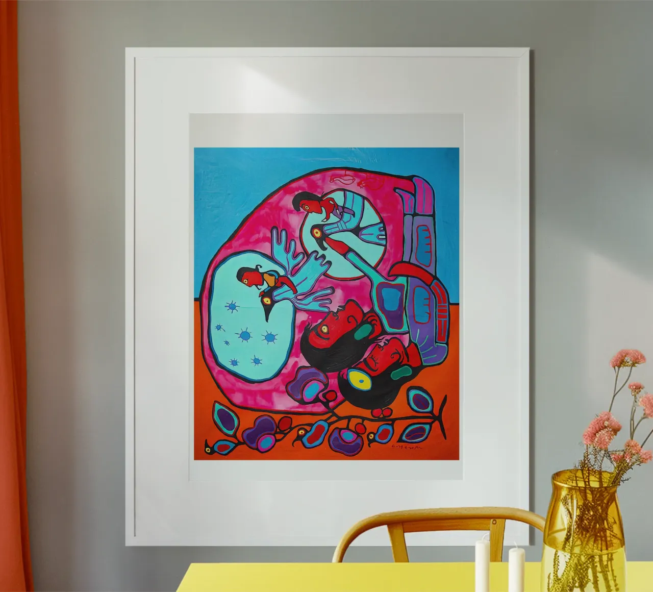 Der Träumer Morrisseau Hahnemühle von ARTMAIACREATION