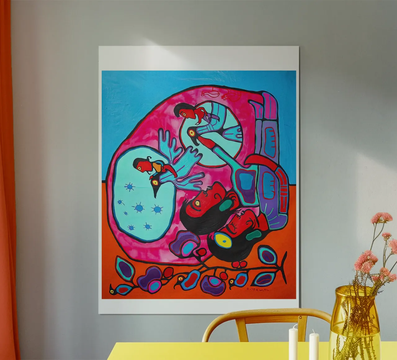 Der Träumer Morrisseau Hahnemühle von ARTMAIACREATION