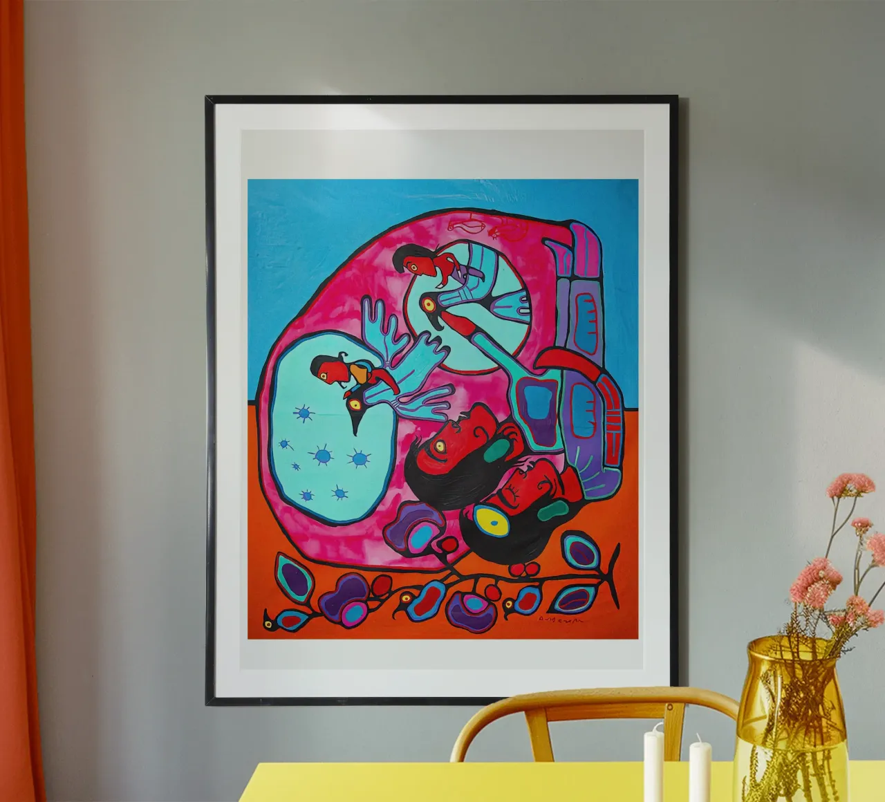 Der Träumer Morrisseau Hahnemühle von ARTMAIACREATION