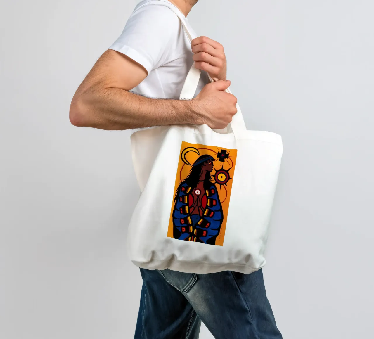 The Virgin Mary tote bag by ARTMAIACREATION