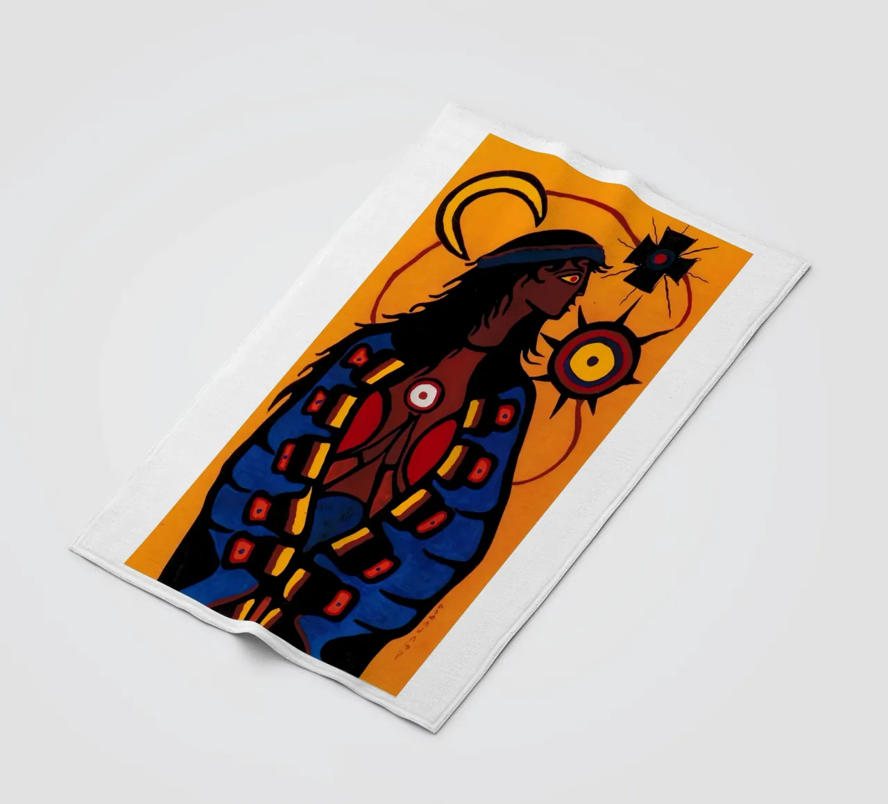 The Virgin Mary fleece blanket by ARTMAIACREATION