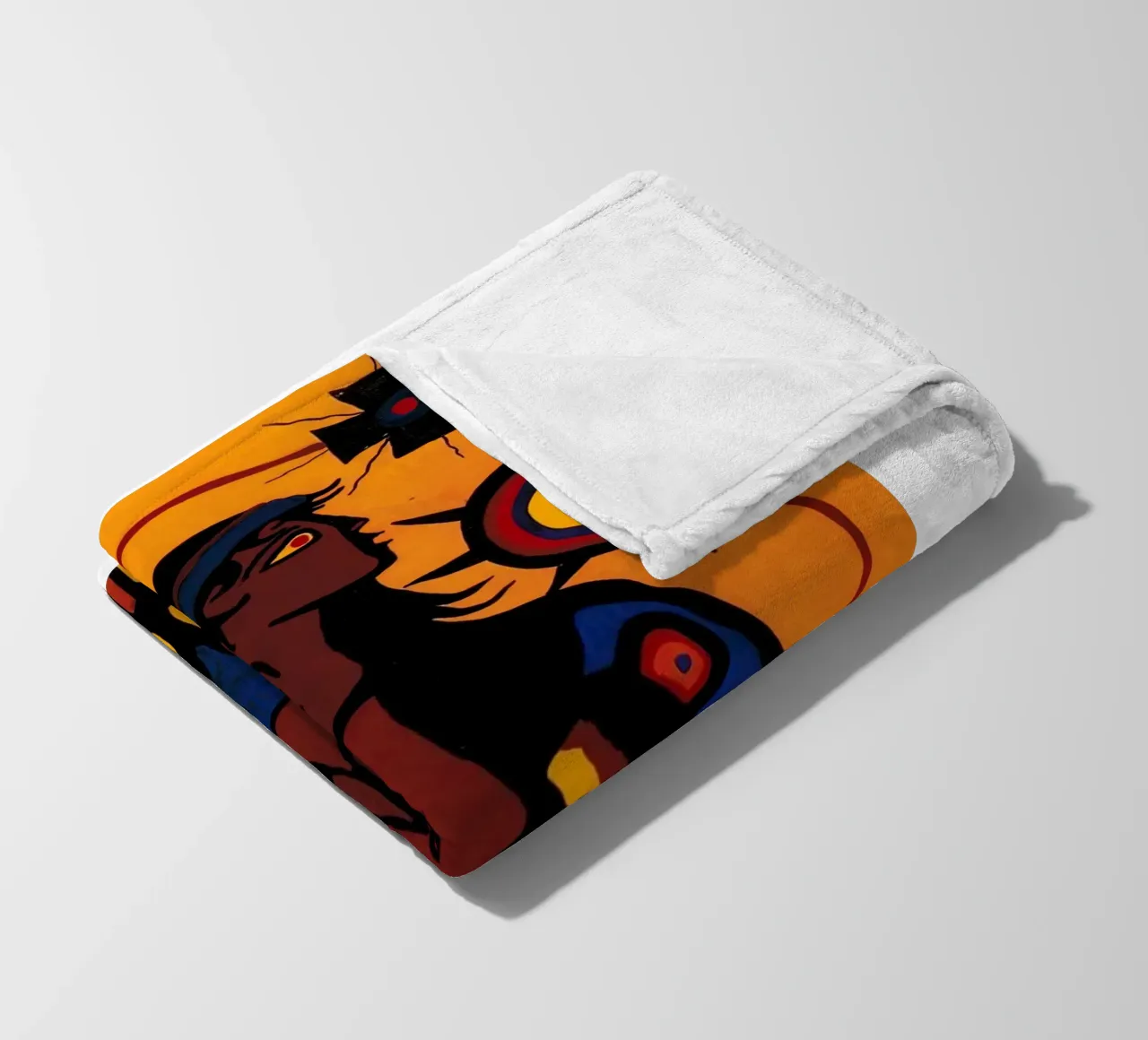 The Virgin Mary fleece blanket by ARTMAIACREATION