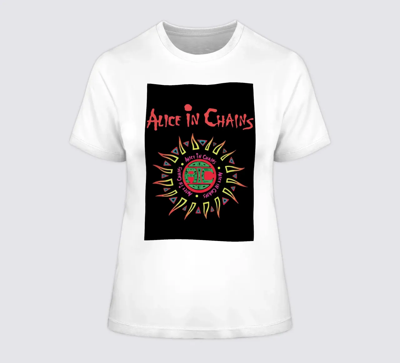 Alice in Chains Logo t-shirt da donna da Musadad Shop