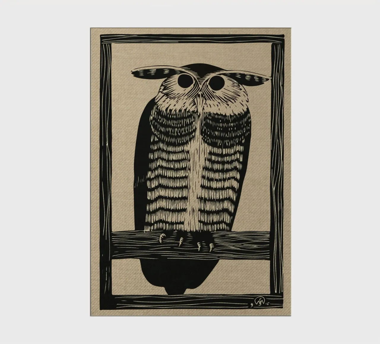 Gufo linolevigato d'epoca diario da GaryStudio