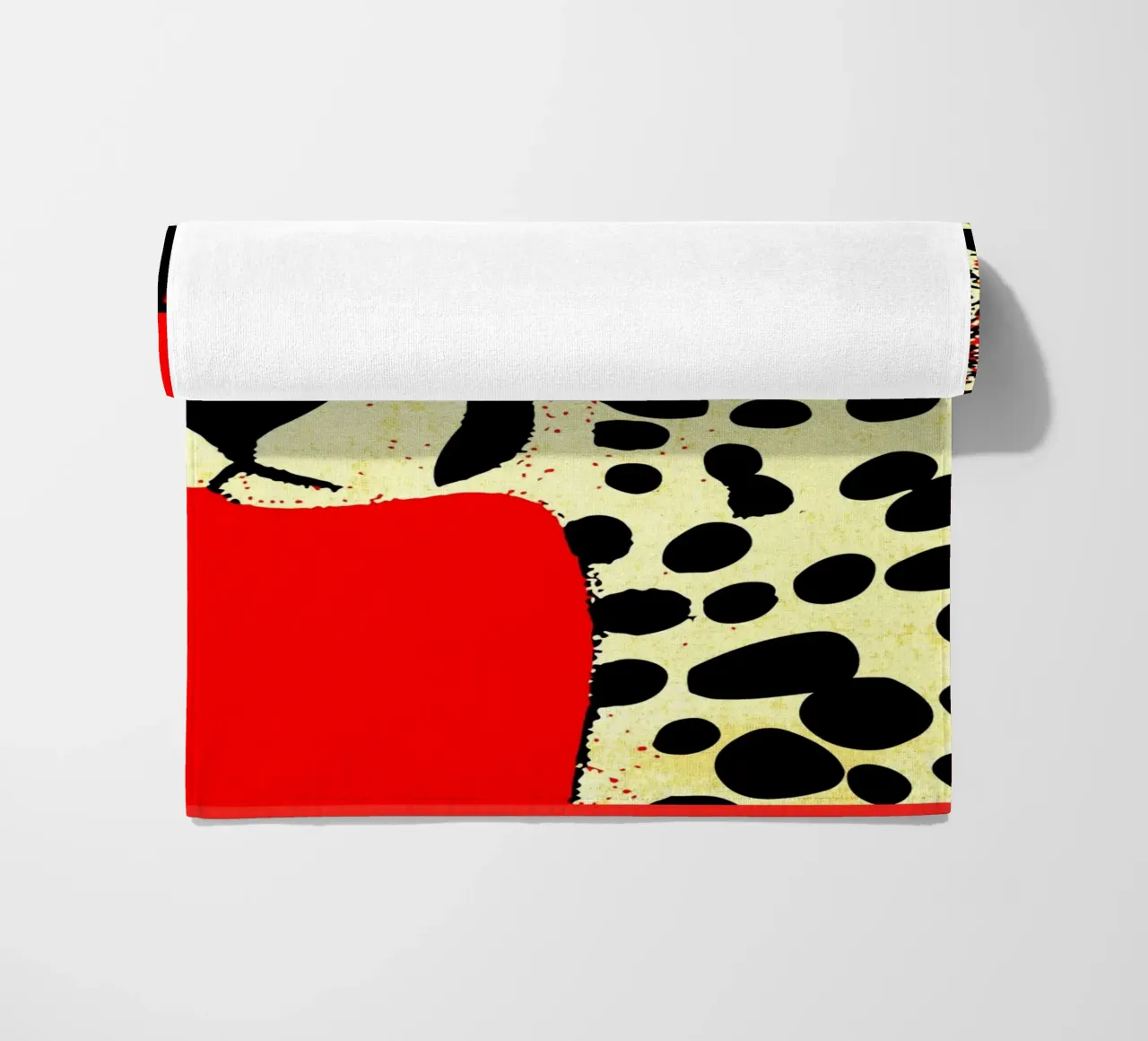 Cheetach rosso lunatico telo mare da GaryStudio