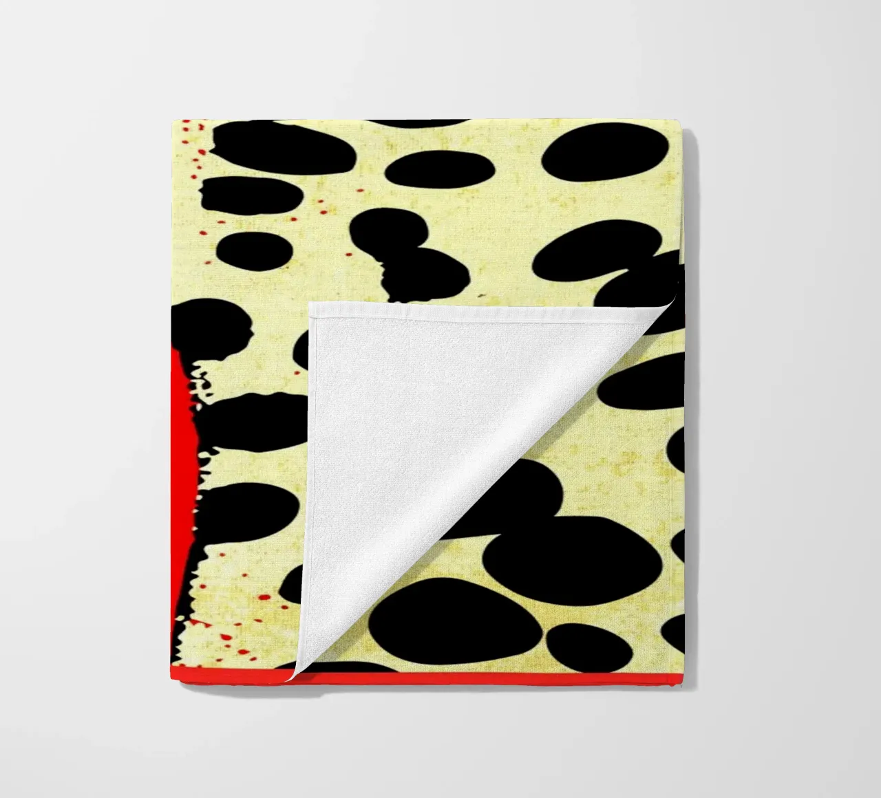Cheetach rosso lunatico telo mare da GaryStudio