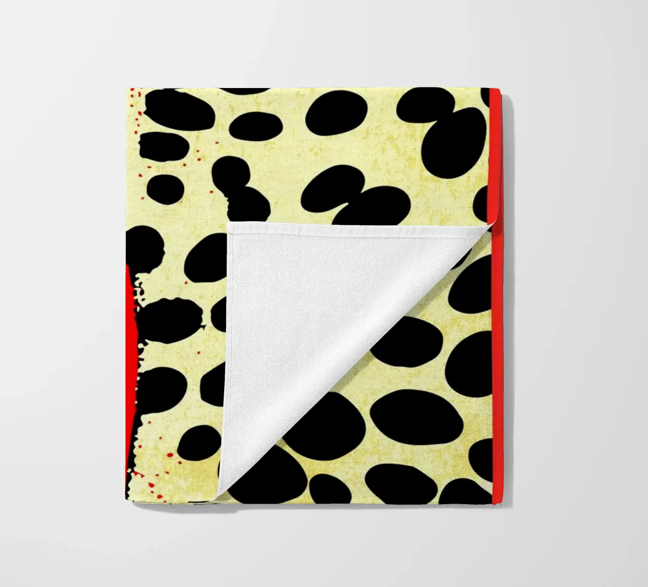 Cheetach rosso lunatico telo mare da GaryStudio